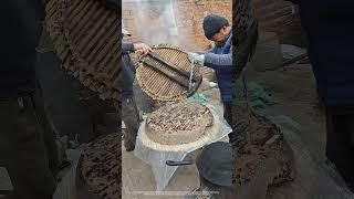 Traditional Way Of Steaming Red Bean Rice Cakes In Rural !