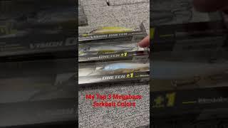 My Top 3 #megabass #jerkbaits colors to throw!  #bassfishing #bass #fishingvideo