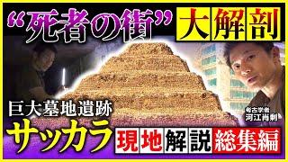 【完全保存版】巨大ネクロポリス“サッカラ”の遺跡群をエジプト考古学者が巡る（階段ピラミッド・南の墓・考古学・歴史・遺跡・ミステリー・古代文明）