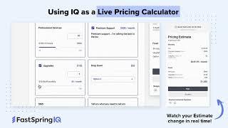 Free Live Pricing Calculator | FastSpring IQ