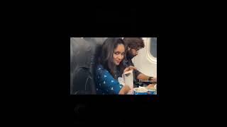 Amar teju in flight ️ latest video #amarteju #amardeep #teju #couple#biggbossamardeep #love#flight