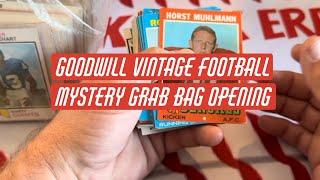 Goodwill Vintage Football “Mystery Grab Bag” Opening 70,s-80,s Football Cards