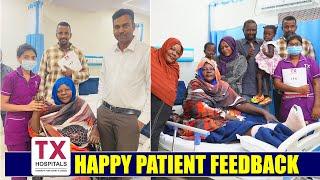 Happy International Patient | International Patient Care At TX Hospital Banjarahills | TX Hospitals