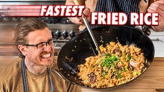 Making Fried Rice Faster Than A Restaurant | But Faster