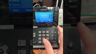 Changing Pages on a Verizon OneTalk Yealink T54
