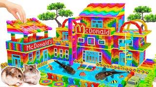 How To Make Your Own Miniature McDonald’s Restaurant And Luxury Swimming Pool with Magnetic Balls