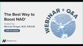 The Best Way to Boost NAD+: Supplements vs. Diet (webinar recording)