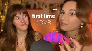 She tries ASMR for the first time  german whispering