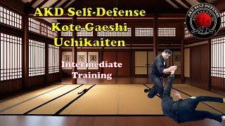 AKD Self-Defense [Aiki Karate Do], Kote Gaeshi Technique Uchikaiten, Intermediate Training