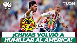 ¡Super Chivas! El rebaño goleó al Ame y se adueñó del Azteca | América vs Chivas - AP2012 | TUDN