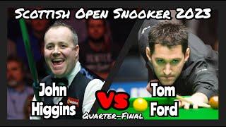 John Higgins vs Tom Ford - Scottish Open Snooker 2023 - Quarter-Final Live