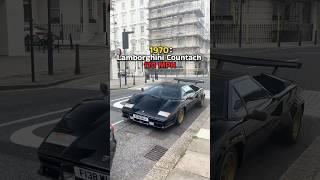 The Fastest Supercar From Every Decade.. #shorts