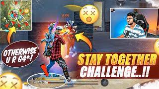Stay Togther Challenge With Munna Bhai In FF For Booyah Went Crazy  - FreeFireTelugu - MBG ARMY