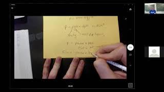 REVISION SEMINAR: Statics: Fluid Pressure, Internal Forces (Sem1 2021)