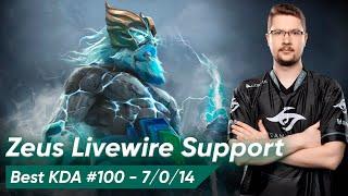 Puppey ZEUS 7.36 HARD SUPPORT 5 Pos | Dota 2 Pro Gameplay