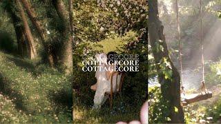 a dreamy cottagecore study playlist for fairies ‍️ relaxing harp music + spring ambience