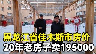 黑龙江省佳木斯市真实房价，20年的老房子卖195000，鬼哥实地探房现场谈价！【鬼头看房】