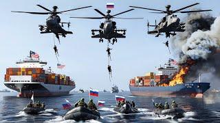 2 US cargo ships carrying 800 tons of ammunition to Ukraine, destroyed by Russian missiles!