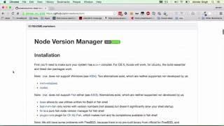 Easy Install NodeJs using NVM