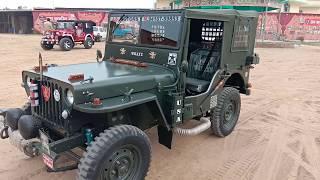 Modified willy jeep Mandi Dabwali Haryana/Punjab - 3.8 lakh to 4 lakh JS motor modified Jeep