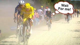 Tadej Pogacar goes BEAST MODE on Crazy Gravel Stage | Tour de France 2024 Stage 9