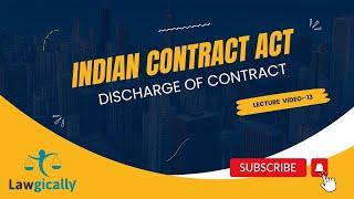 Discharge of Contract || Indian Contract Act, 1872