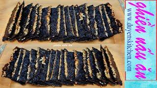 Rong Biển Kẹp Mè Giòn | Ăn Vặt Healthy By Duyen's Kitchen | Ghiền nấu ăn