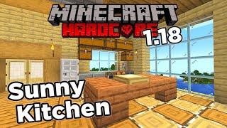 Minecraft 1.18 Hardcore Survival - Ep 20 - Simple Sunny Kitchen