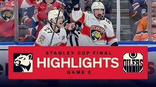 Panthers at Oilers | Game 5 Highlights | 6.14.25