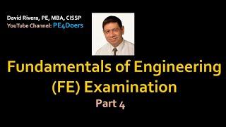 FE EXAM PREP Part 4, THE NCEES FE EXAM REFERENCE MANUAL