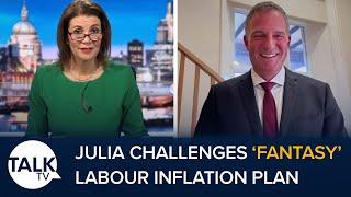 "It's Fantasy Politics" Julia Hartley-Brewer Challenges Peter Kyle MP Over Labour Inflation Plan