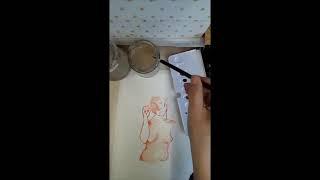 Figurative watercolour painting #watercolourpainting  #watercolour  #watercolor