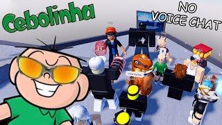 IMITANDO o CEBOLINHA no VOICE CHAT - Roblox