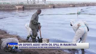 UN EXPERTS ASSIST WITH OIL SPILL IN MAURITIUS