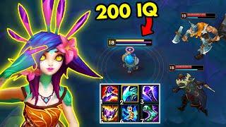 200 IQ NEEKO PLAYS - Best of Reworked Neeko Montage - League of Legends