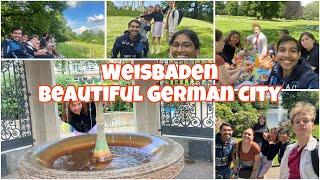 Day trip to Wiesbaden from Giessen with friends|| Hike to Neroberg to see the whole city view