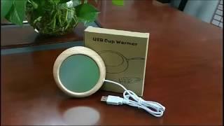 Original Wood Grain USB Warmer Cup Warmer USB Heater Beverage Mug Mat Keep Drink Warm Heater