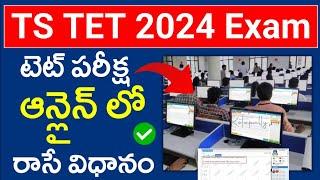 TS TET 2024 Exam Onlineలో ఏలా రాయాలి | How to Write TS TET 2024 Exam in Computer | CBT TEST ONLINE