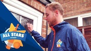 Stuart Broad Delivers All Stars Cricket Kit