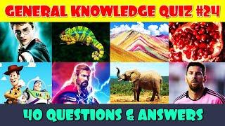 General Knowledge Trivia Quiz (Part 24)