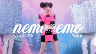 KARAOKE with Lyrics (ROM) | YENA(최예나) - 네모네모 (nemonemo)