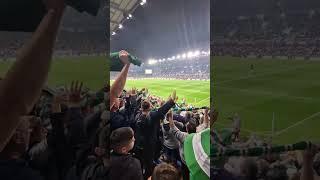 The Hibs fans inside Villa Park as they belted out “Sunshine on Leith” Top class! 