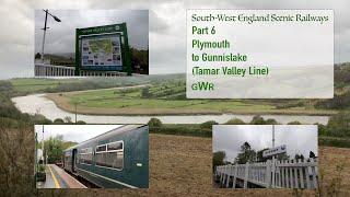 Tamar Valley Line from Plymouth to Gunnislake on GWR train.