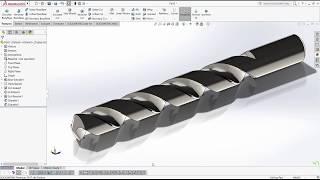 SolidWorks Tutorial How to make Drill Bit