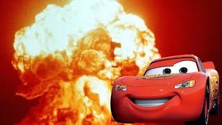 YTP - Lightning McQueen's bad behavior causes a nuclear explosion