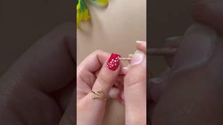 ️Easy floral nail art design with household items #youtubeshorts #naildesign #nailart2023