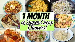 20 Amazingly Simple Budget Meals | A whole month of Budget-Friendly Meals | Quick & Easy Recipes