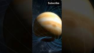 SolarWind vs Earth vs Jupiter #space #science #shorts