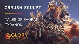 Zbrush Sculpting of Demon Warrior - Tyranok