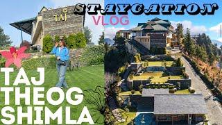 TAJ THEOG RESORTS & SPA| STAYCATION VLOG| BREAKFAST & DINNER BUFFET AT TAJ | INDIA TRAVEL|BESTRESORT